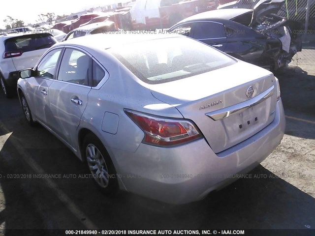 1N4AL3AP8EC158008 - 2014 NISSAN ALTIMA 2.5/S/SV/SL SILVER photo 3