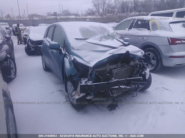 3N1CE2CP4EL384980 - 2014 NISSAN VERSA NOTE S/S PLUS/SV/SL BLUE photo 1