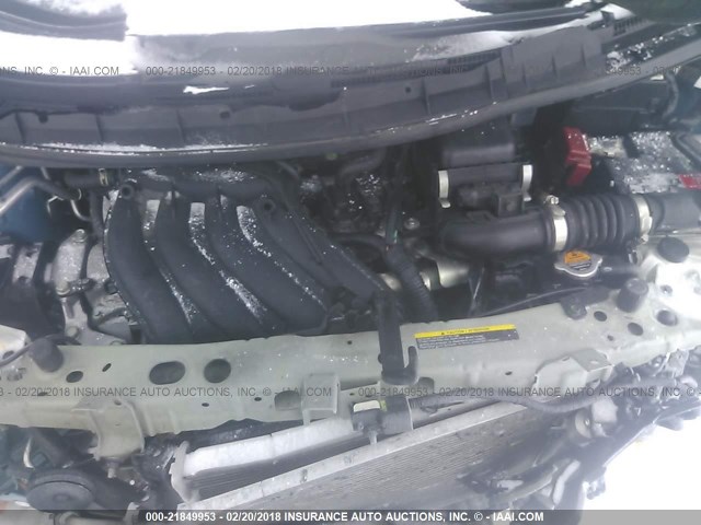 3N1CE2CP4EL384980 - 2014 NISSAN VERSA NOTE S/S PLUS/SV/SL BLUE photo 10