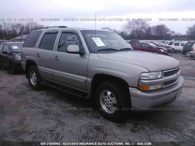 1GNEK13T9YJ129802 - 2000 CHEVROLET TAHOE K1500 TAN photo 1