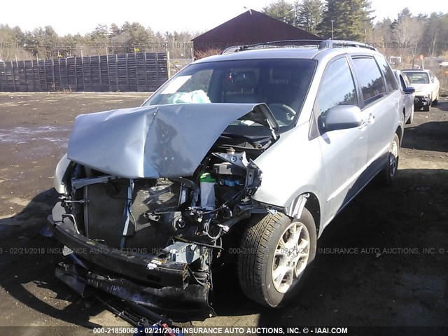 5TDBA22C34S015491 - 2004 TOYOTA SIENNA XLE/XLE LIMITED BLUE photo 2