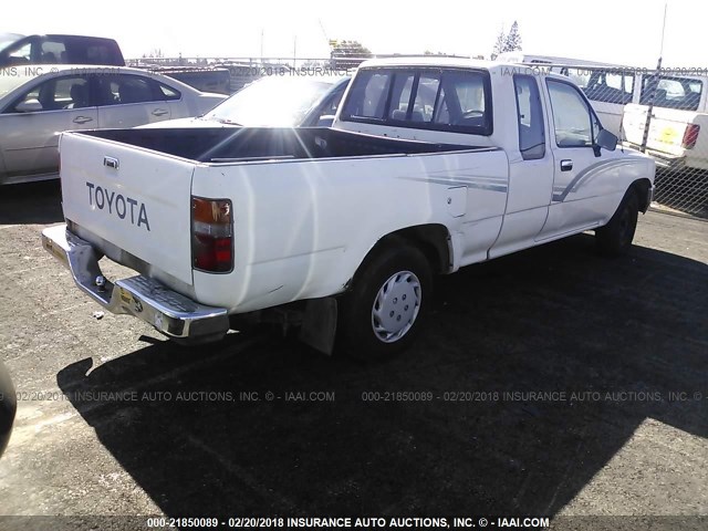 JT4RN93P7K5009466 - 1989 TOYOTA PICKUP 1/2 TON EX LNG WHLBSE DLX WHITE photo 4