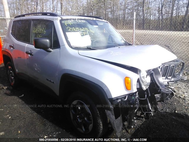 ZACCJBAB0HPF29508 - 2017 JEEP RENEGADE SPORT Սպիտակ լուսանկար 1