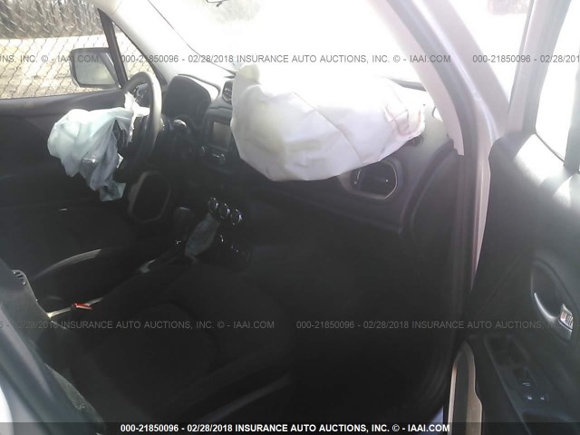 ZACCJBAB0HPF29508 - 2017 JEEP RENEGADE SPORT Սպիտակ լուսանկար 5