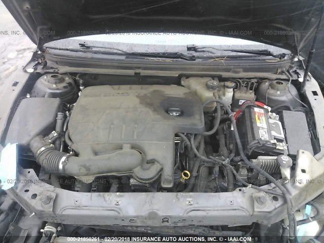 1G1ZC5EB3AF249602 - 2010 CHEVROLET MALIBU 1LT 灰色 照片 10