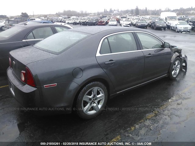 1G1ZC5EB3AF249602 - 2010 CHEVROLET MALIBU 1LT 灰色 照片 4