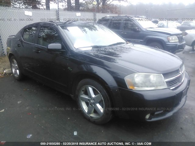 1B3LC76MX8N638800 - 2008 DODGE AVENGER R/T BLACK photo 1