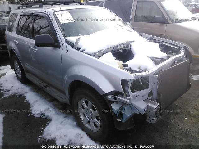 4F2CY0C7XBKM03800 - 2011 MAZDA TRIBUTE I SILVER photo 1