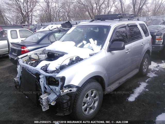 4F2CY0C7XBKM03800 - 2011 MAZDA TRIBUTE I SILVER photo 2