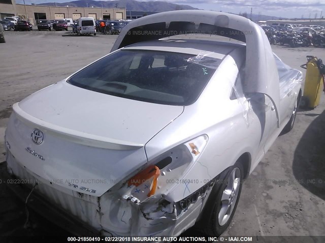 4T1CA30P94U005376 - 2004 TOYOTA CAMRY SOLARA SE/SLE თეთრი ფოტო 4