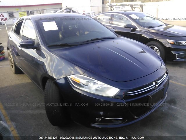 1C3CDFCA2DD107398 - 2013 DODGE DART LIMITED/R/T BLUE photo 1