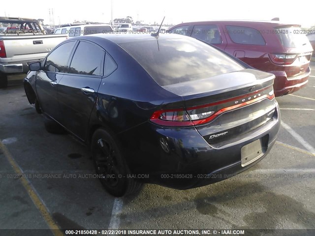 1C3CDFCA2DD107398 - 2013 DODGE DART LIMITED/R/T BLUE photo 3