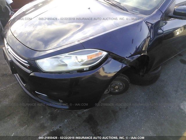 1C3CDFCA2DD107398 - 2013 DODGE DART LIMITED/R/T BLUE photo 6