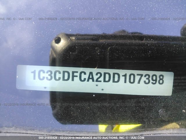 1C3CDFCA2DD107398 - 2013 DODGE DART LIMITED/R/T BLUE photo 9