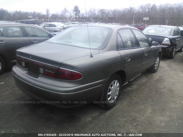 2G4WS52J131117128 - 2003 BUICK CENTURY CUSTOM BROWN photo 4