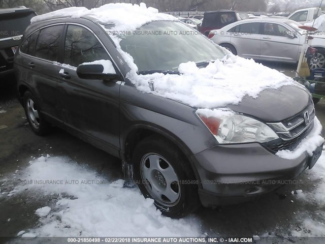 5J6RE4H39AL002791 - 2010 HONDA CR-V LX GRAY photo 1