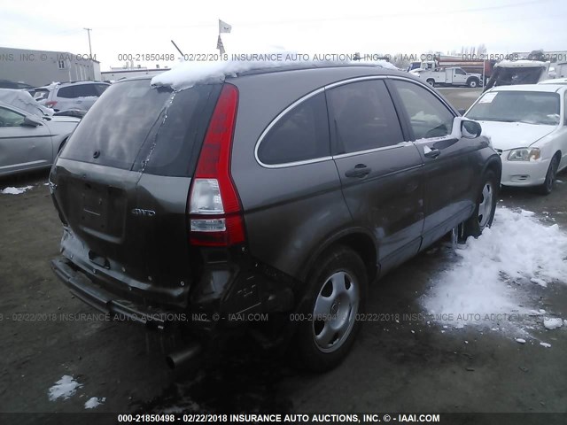 5J6RE4H39AL002791 - 2010 HONDA CR-V LX GRAY photo 4