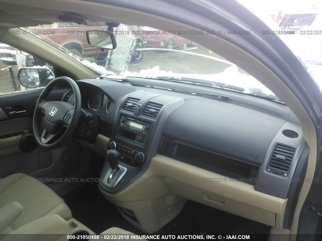 5J6RE4H39AL002791 - 2010 HONDA CR-V LX GRAY photo 5