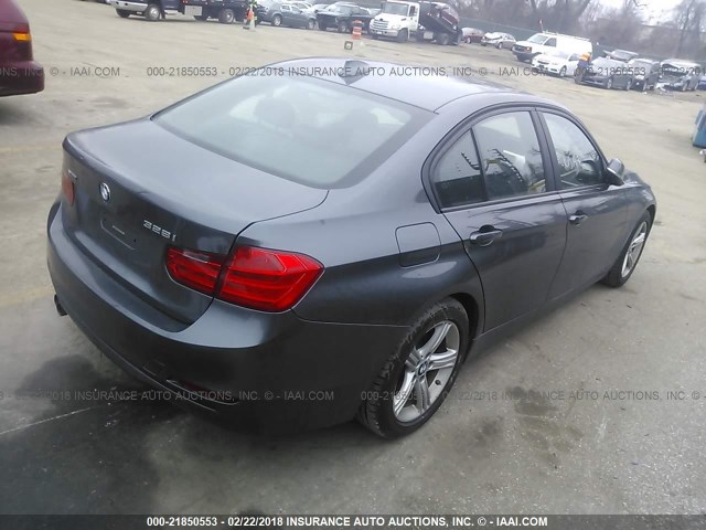 WBA3B5G58DNS00474 - 2013 BMW 328 XI SULEV GRAY photo 4