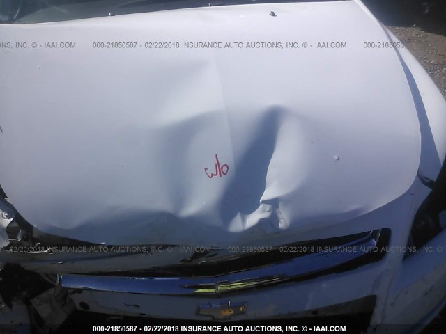 1G1ZC5EB5AF180654 - 2010 CHEVROLET MALIBU 1LT 白色 照片 10