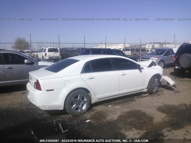 1G1ZC5EB5AF180654 - 2010 CHEVROLET MALIBU 1LT 白色 照片 4