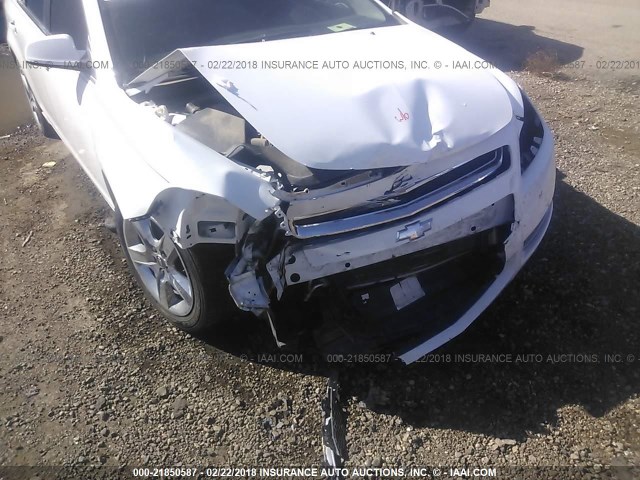 1G1ZC5EB5AF180654 - 2010 CHEVROLET MALIBU 1LT 白色 照片 6