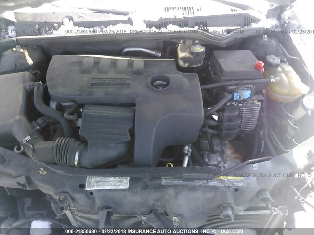 1G8AJ55F67Z148469 - 2007 SATURN ION LEVEL 2 SILVER photo 10