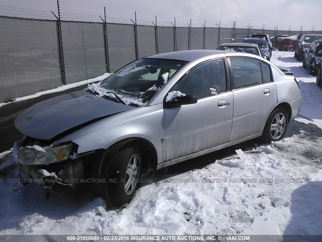 1G8AJ55F67Z148469 - 2007 SATURN ION LEVEL 2 SILVER photo 2