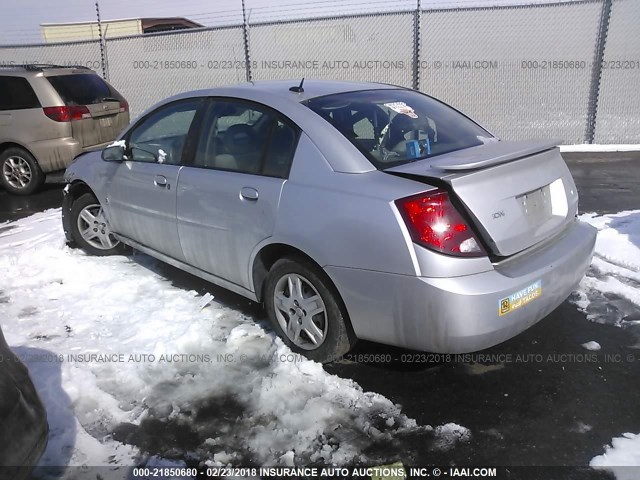 1G8AJ55F67Z148469 - 2007 SATURN ION LEVEL 2 SILVER photo 3