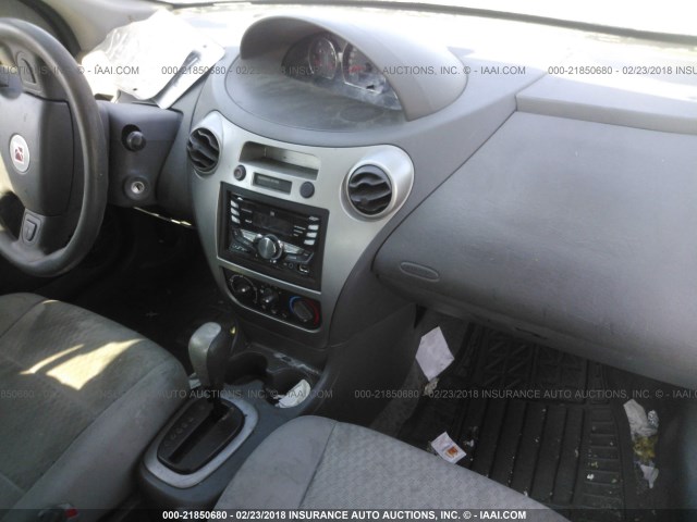 1G8AJ55F67Z148469 - 2007 SATURN ION LEVEL 2 SILVER photo 5