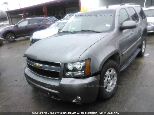 1GNFK13097R168643 - 2007 CHEVROLET TAHOE K1500 GRAY photo 2