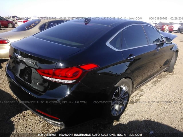 KMHGN4JE5FU099882 - 2015 HYUNDAI GENESIS 3.8L BLACK photo 4