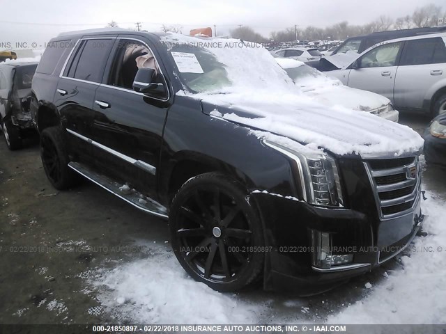 1GYS4MKJ1FR669676 - 2015 CADILLAC ESCALADE LUXURY შავი ფოტო 1