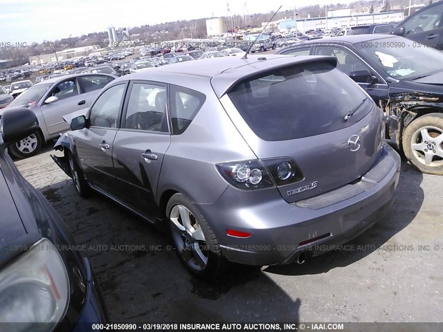 JM1BK343861523620 - 2006 MAZDA 3 HATCHBACK GRAY photo 3