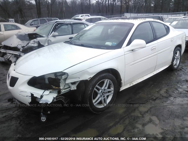 2G2WR524951340566 - 2005 PONTIAC GRAND PRIX GTP WHITE photo 2