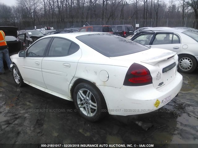 2G2WR524951340566 - 2005 PONTIAC GRAND PRIX GTP WHITE photo 3