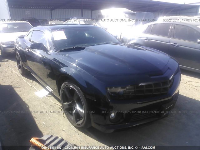 2G1FT1EW0B9164418 - 2011 CHEVROLET CAMARO 2SS BLACK photo 1