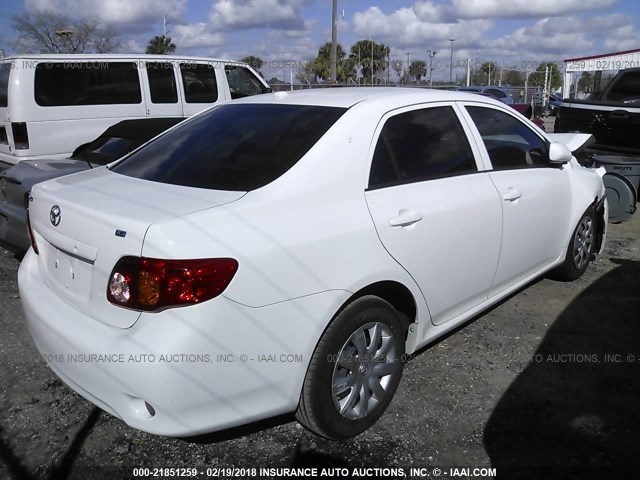 1NXBU4EE5AZ361674 - 2010 TOYOTA COROLLA S/LE/XLE WHITE photo 4