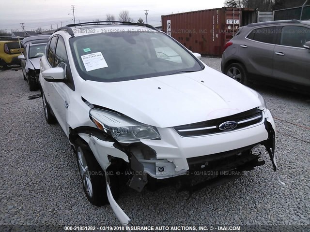 1FMCU0H93DUB12872 - 2013 FORD ESCAPE SEL WHITE photo 6