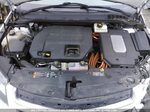 1G1RA6E42CU112176 - 2012 CHEVROLET VOLT თეთრი ფოტო 10