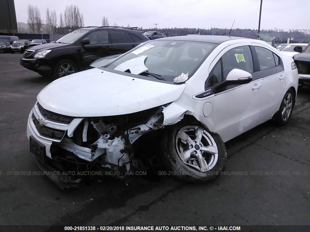 1G1RA6E42CU112176 - 2012 CHEVROLET VOLT თეთრი ფოტო 2