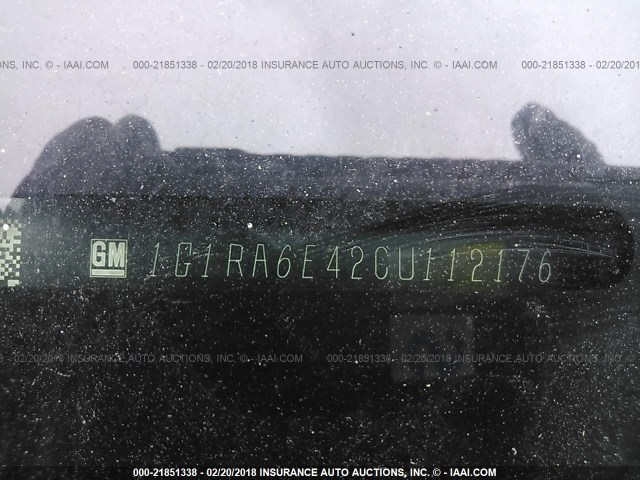 1G1RA6E42CU112176 - 2012 CHEVROLET VOLT თეთრი ფოტო 9