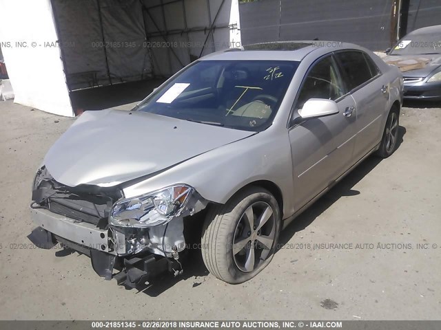 1G1ZC5E06CF112445 - 2012 CHEVROLET MALIBU 1LT 棕色 照片 2