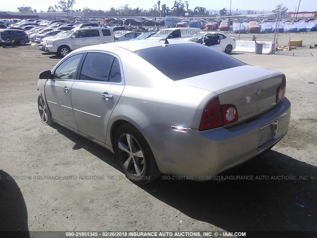 1G1ZC5E06CF112445 - 2012 CHEVROLET MALIBU 1LT 棕色 照片 3