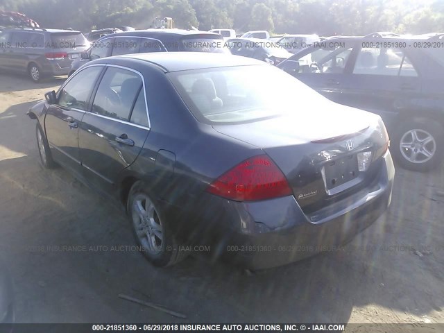 1HGCM55336A032365 - 2006 HONDA ACCORD SE GRAY photo 3