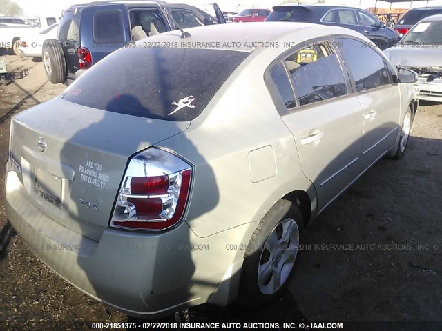 3N1AB61E37L662389 - 2007 NISSAN SENTRA 2.0/2.0S/2.0SL SILVER photo 4