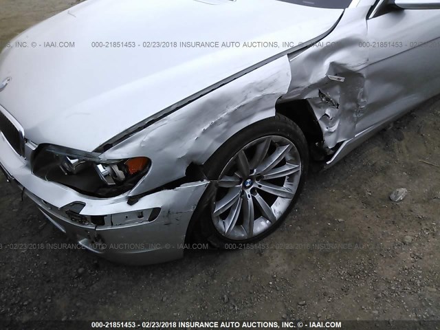 WBAHN83598DT83593 - 2008 BMW 750 LI SILVER photo 6