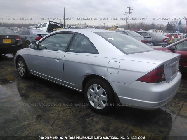 1HGEM21971L071247 - 2001 HONDA CIVIC SI/EX SILVER photo 3