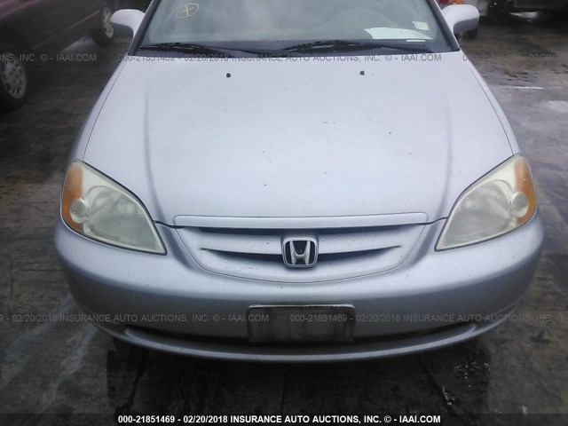 1HGEM21971L071247 - 2001 HONDA CIVIC SI/EX SILVER photo 6