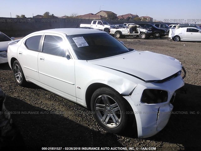 2B3CA3CV6AH286700 - 2010 DODGE CHARGER SXT WHITE photo 1